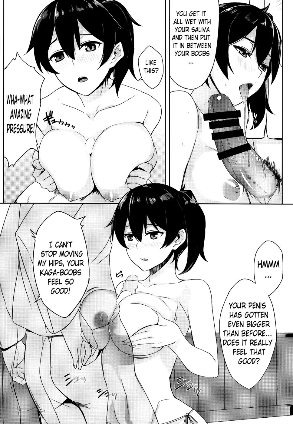 Hentai Manga Comic-Secretary Ship - Kaga's Worries-Read-11